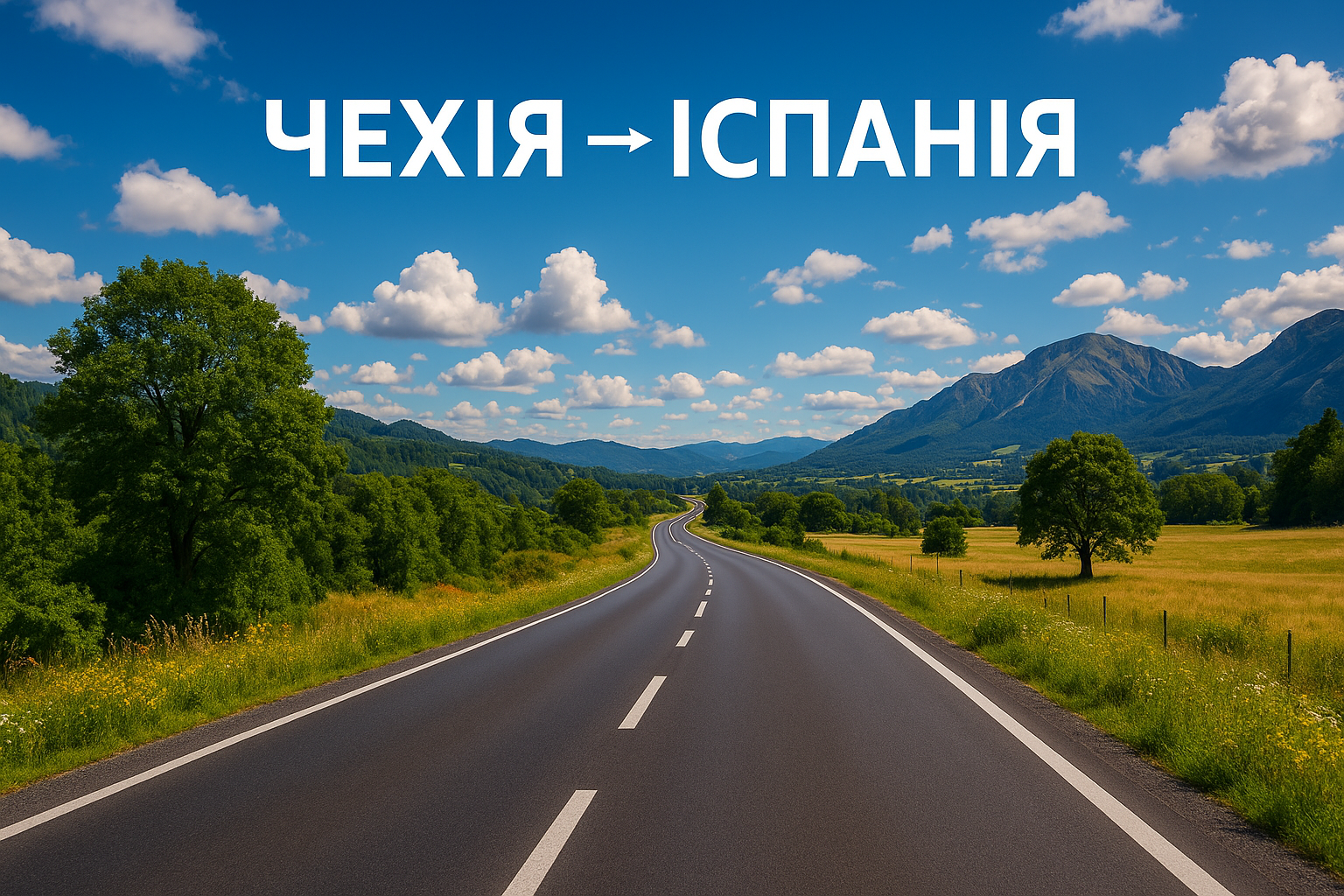 Послуги перевезення речей та вантажу з Чехії в Іспанію | GRUZ-UA