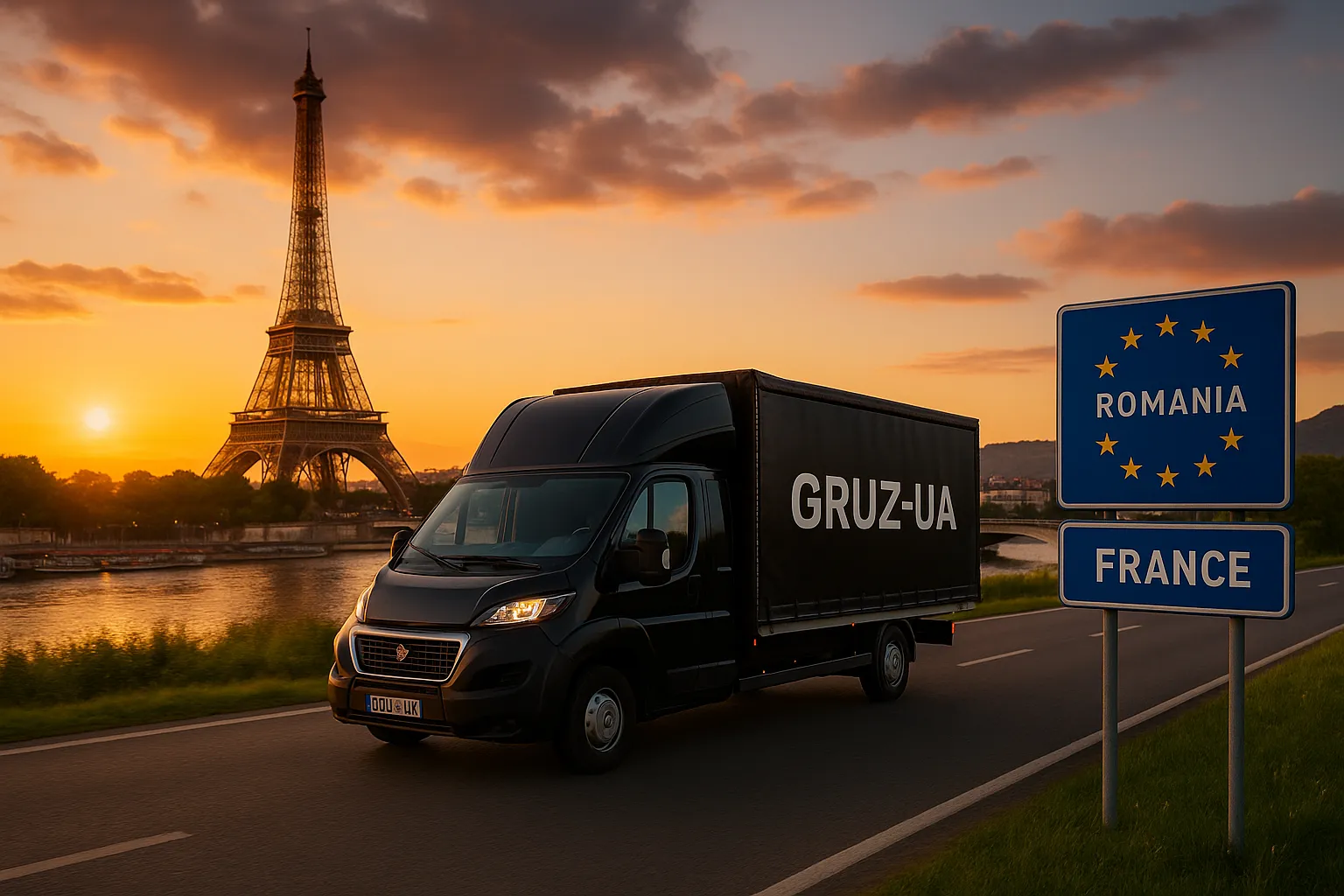 Перевезти речі з Румунії до Франції | Міжнародний переїзд