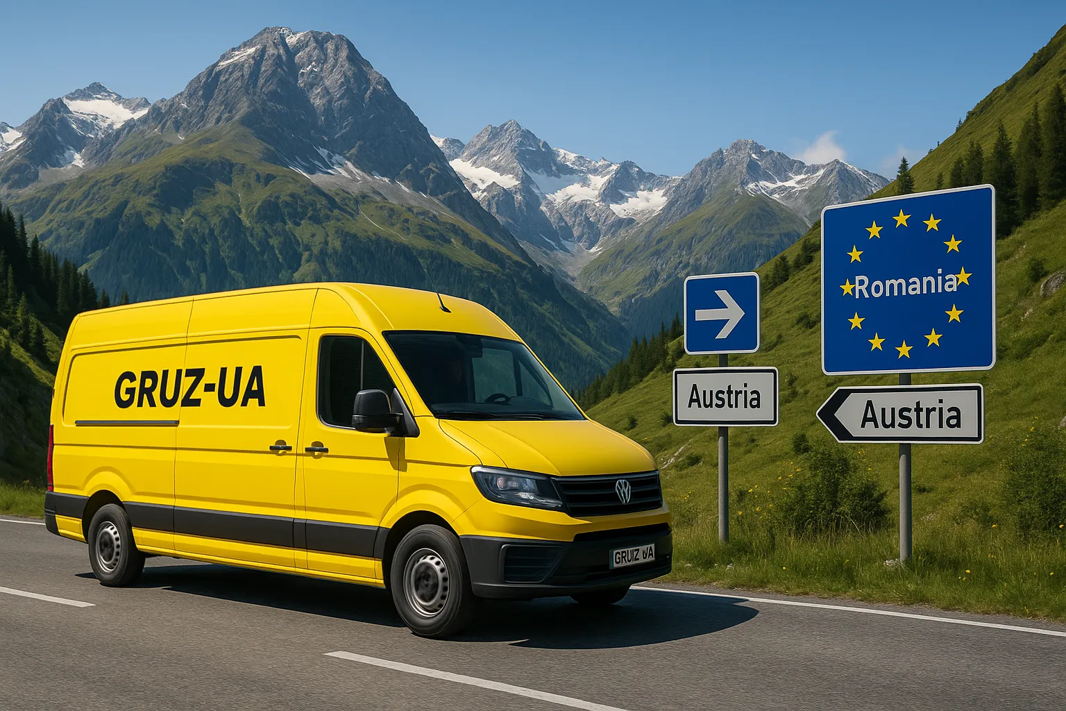 Перевезення речей Румунія Австрія | Надійний переїзд з GRUZ-UA