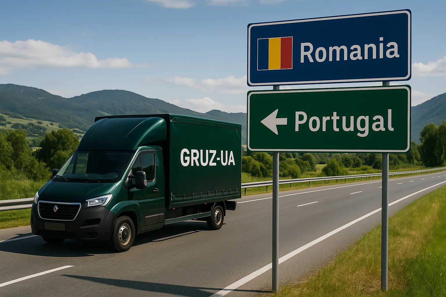 Домашній переїзд Румунія Португалія | Перевезення речей з GRUZ-UA