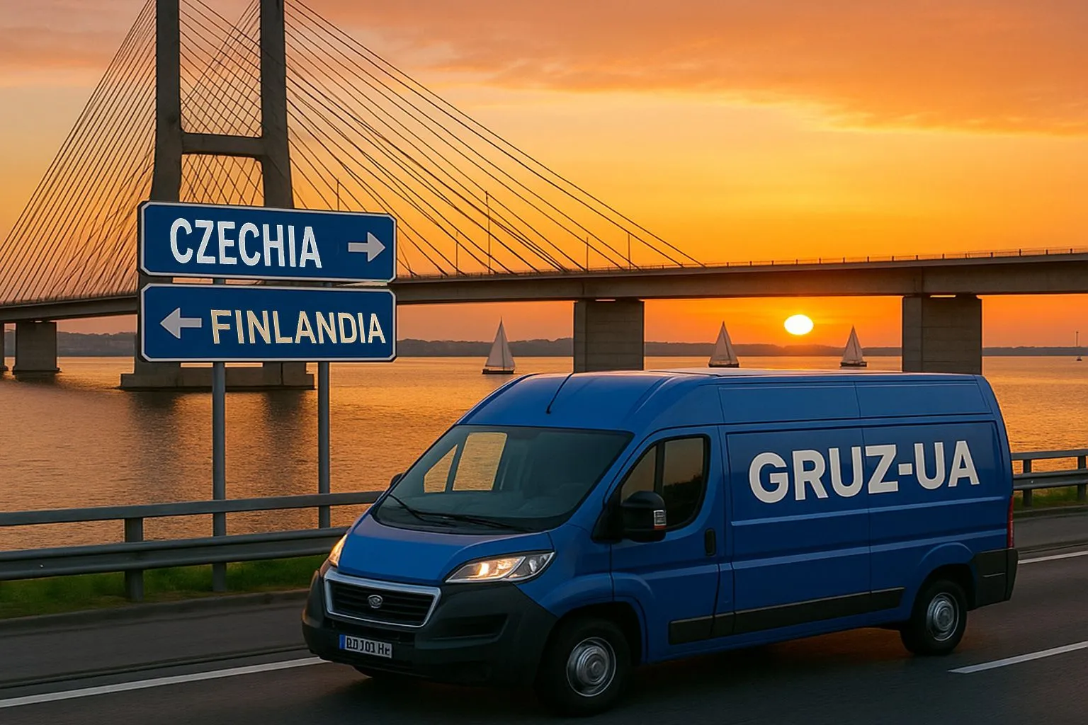 Домашній переїзд з Чехії в Фінляндію — GRUZ-UA, окремий транспорт