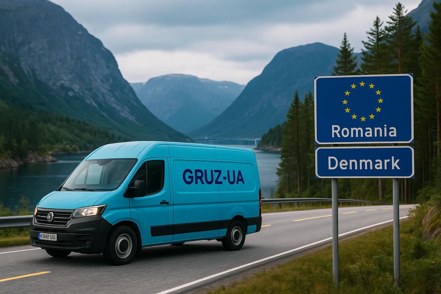 Перевезти речі Румунія Данія | Безпечний переїзд з GRUZ-UA
