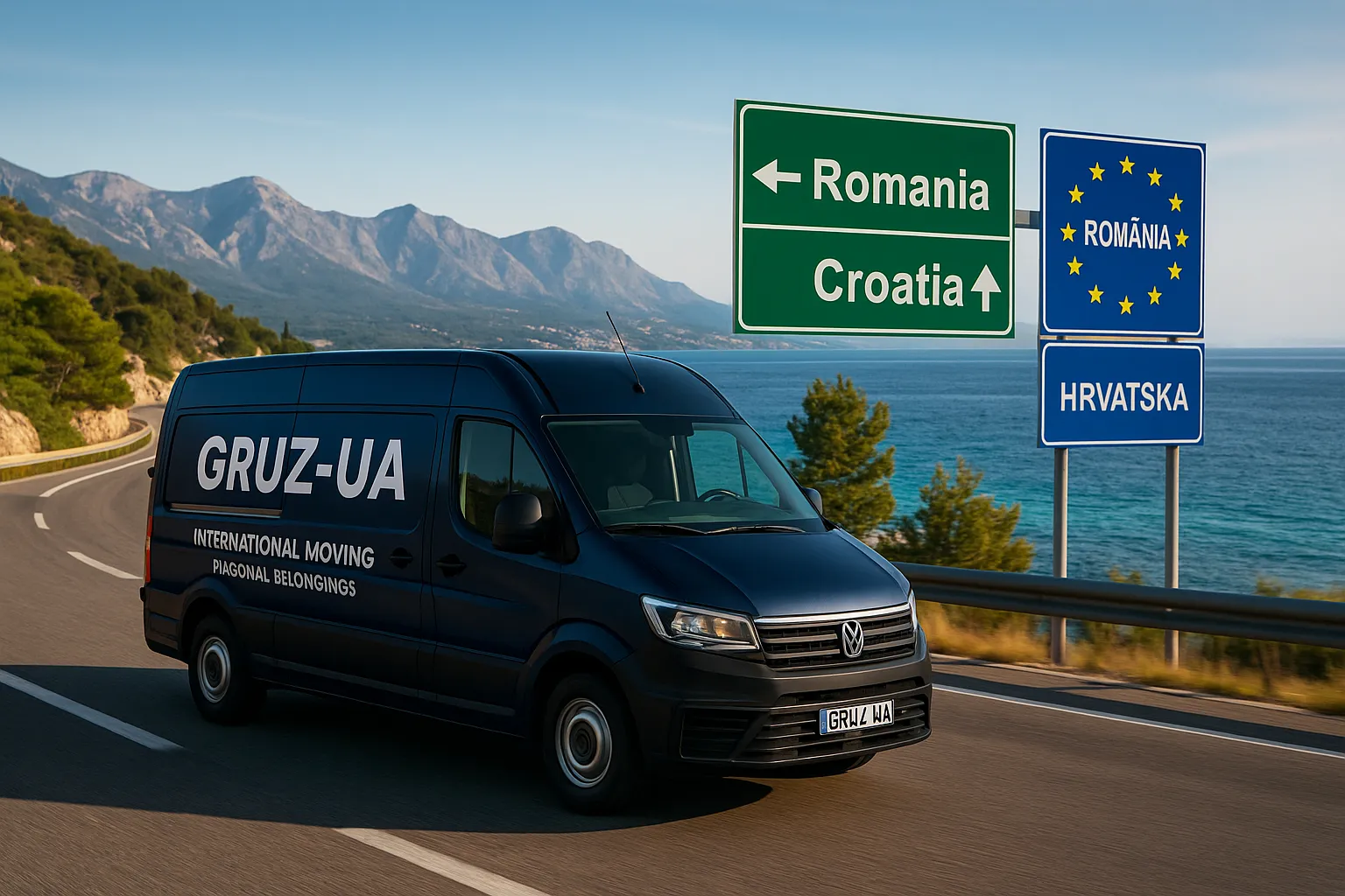 Перевезення речей Румунія Хорватія| Домашній переїзд з GRUZ-UA