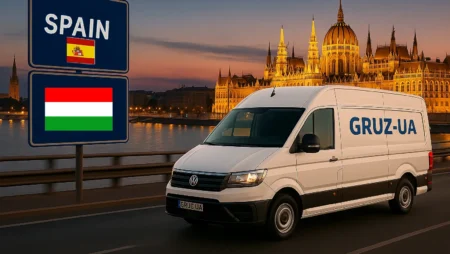 Перевезення речей з Іспанії в Угорщину