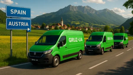 Перевезення речей з Іспанії в Австрію