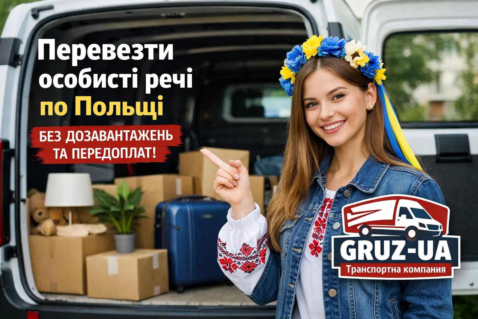 Перевезти особисті речі по Польщі - ТК "GRUZ-UA"
